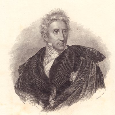 Porträt des Kunsthistorikers Leopoldo Cicognara (1767-1834), Kupferstich von Fusinati nach einem Porträt von Lipparini von William Walcutt