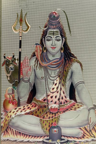 Shiva, der hinduistische Gott der Transformation oder Zerstörung von . .