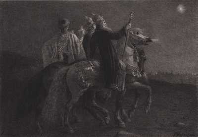 Die Weisen aus dem Morgenland von after Albert Robida