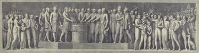 Feierliches Ablegen des Eides zur Gründung der Cisalpinischen Republik, 29. Juni 1796 von after Andrea Appiani the Elder