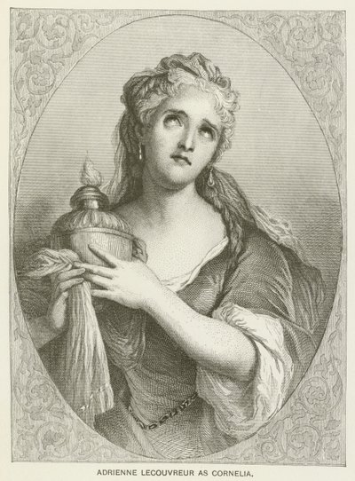 Adrienne Lecouvreur als Cornelia von after Antoine Coypel