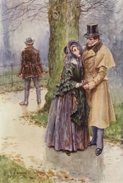 Illustration für Martin Chuzzlewit von after Charles Edmund Brock