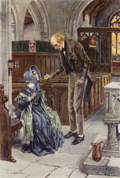 Illustration für Martin Chuzzlewit von after Charles Edmund Brock