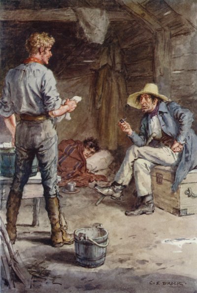 Illustration für Martin Chuzzlewit von after Charles Edmund Brock