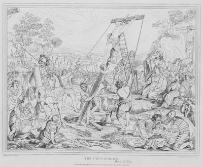 Die Kreuzigung, Matthäus von after Charles Le Brun