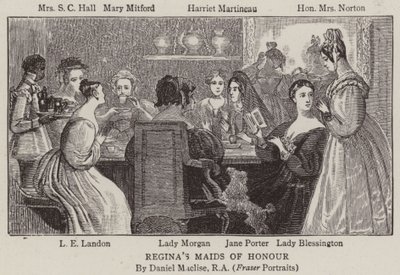 Reginas Ehrendamen von after Daniel Maclise