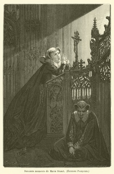 Die letzten Momente von Maria Stuart von after Emile Antoine Bayard