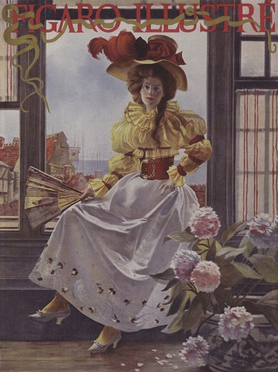 Attente (Warten). Titelblatt von Le Figaro Illustre, Dezember 1893 von after Francois Flameng