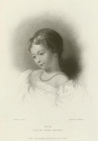 Ada Lovelace von after Frank Stone