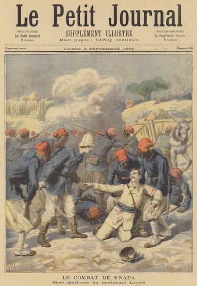 Die Schlacht von SNapa, Oberer Niger von after Frederic Theodore Lix