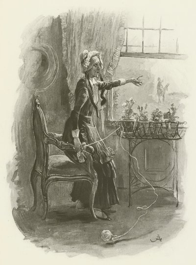 Miss Betsy Trotwood von after Frederick Barnard