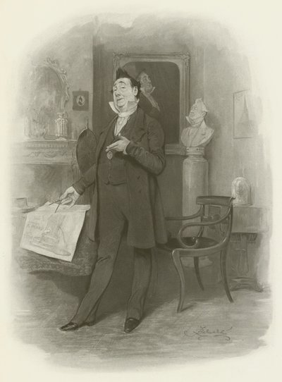 Mr. Pecksniff von after Frederick Barnard