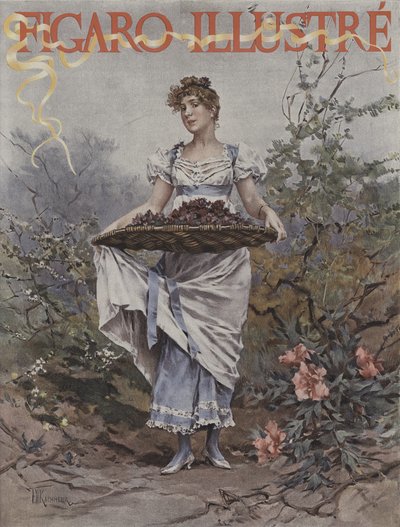 Titelblatt von Le Figaro Illustre, April 1891 von after Frederik Hendrik Kaemmerer