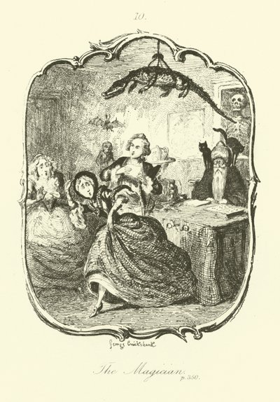 Illustration für Peregrine Pickle von Tobias Smollett von after George Cruikshank