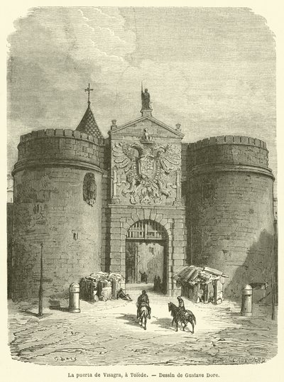 Das Tor von Visagra, Toledo von Gustave after Dore