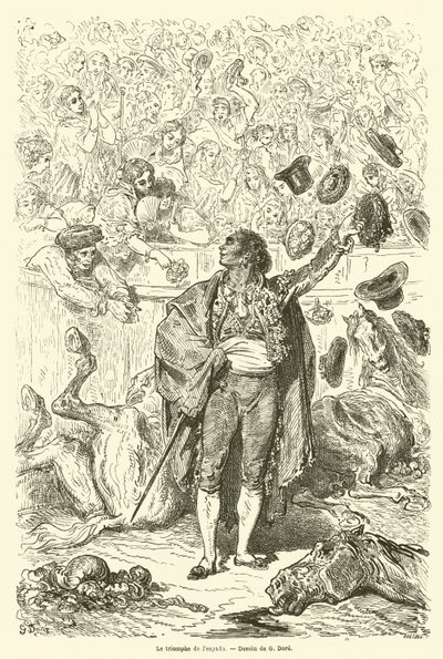 Der Triumph des Schwertes von Gustave after Dore
