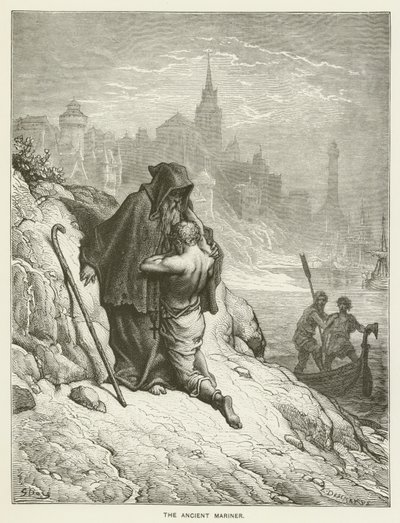 Der alte Seemann von Gustave after Dore