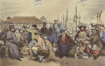Fischmarkt von after Henri Bonaventure Monnier