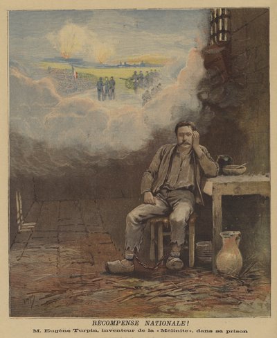 Eugene Turpin, Erfinder des Sprengstoffs Melinit, im Gefängnis von after Henri Meyer