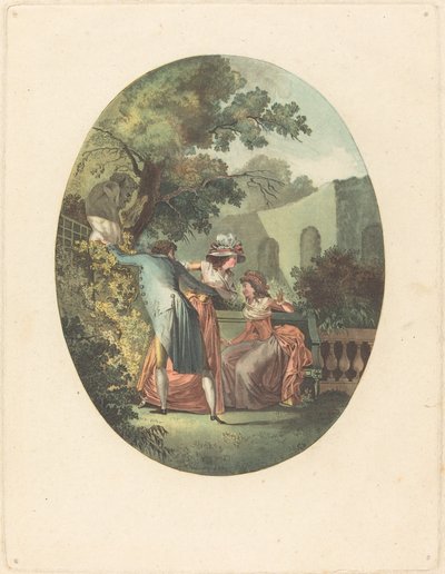 Die Statue des Gottes Pan von after Henri Nicolas van Gorp