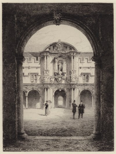 Tor von St. Johns College von after Henri Toussaint