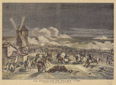 Die Schlacht von Valmy (1792) von after Horace Vernet