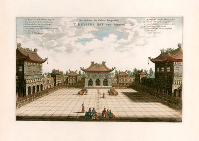 Kaiserpalast, Peking, China von after Johannes Nieuhof