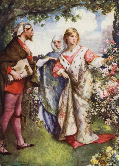Emma und Eginhard von after John Henry Frederick Bacon