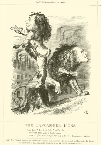 Die Lancashire Löwen von after John Tenniel