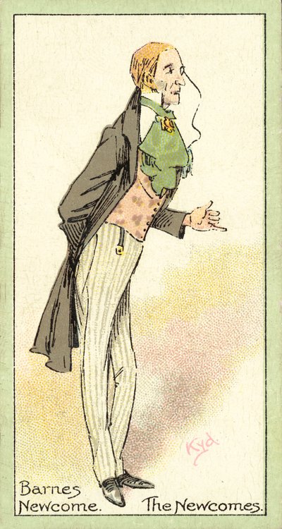 Barnes Newcome, Die Newcomes (Chromolitho) von after Joseph Clayton Clarke
