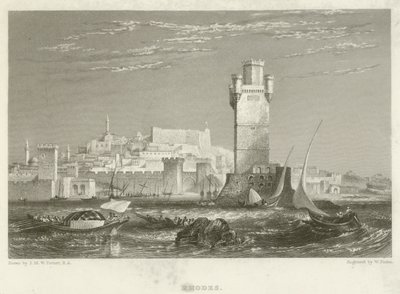 Rhodos von after Joseph Mallord William Turner