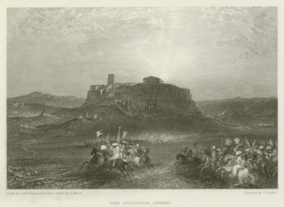 Die Akropolis, Athen von after Joseph Mallord William Turner