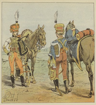 Adjutanten, Des Generalmajors, Des Marschalls von after Louis Charles Bombled