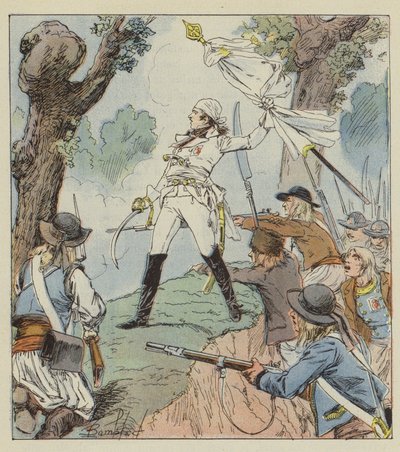 Charette ist der wahre Held des Vendée-Krieges von after Louis Charles Bombled