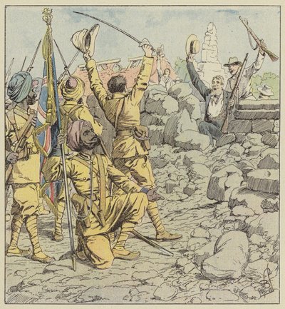 Befreiung der Gesandtschaften, Einzug der Sikhs von after Louis Charles Bombled