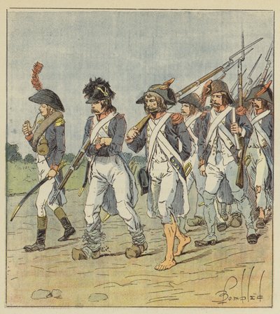 Not der italienischen Armee von after Louis Charles Bombled
