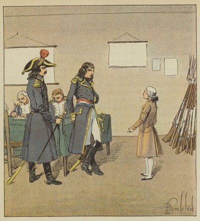 Eugène de Beauharnais fordert von Bonaparte das Schwert seines Vaters zurück von after Louis Charles Bombled