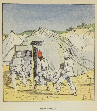 Feldlazarett von after Louis Charles Bombled
