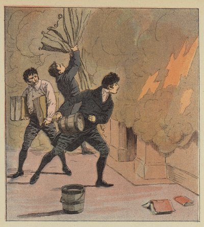 Brand in Longwood von after Louis Charles Bombled