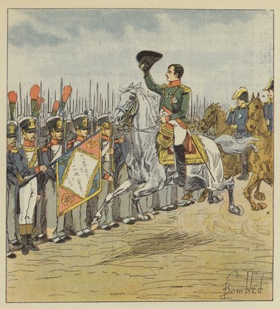 Ich war in Lyon, ich hielt Paraden ab von after Louis Charles Bombled
