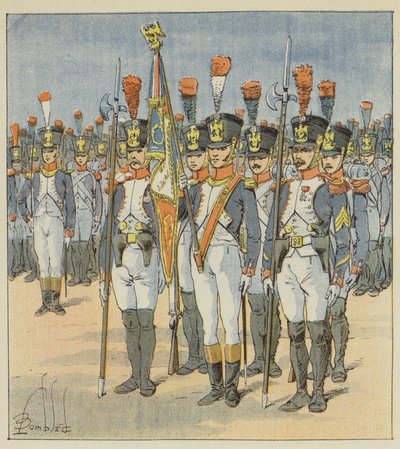 Die Wache des Adlers von after Louis Charles Bombled