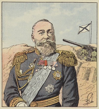 Admiral Alexeief, Oberbefehlshaber in Port-Arthur von after Louis Charles Bombled