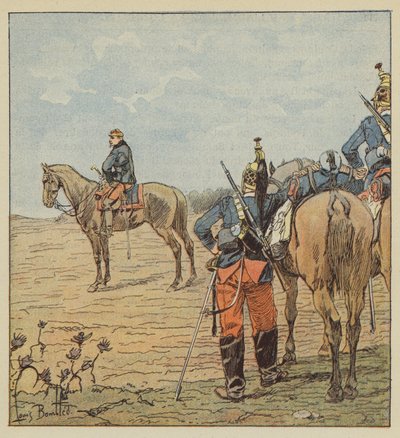 General Barry am Vorabend von Coulmiers von after Louis Charles Bombled