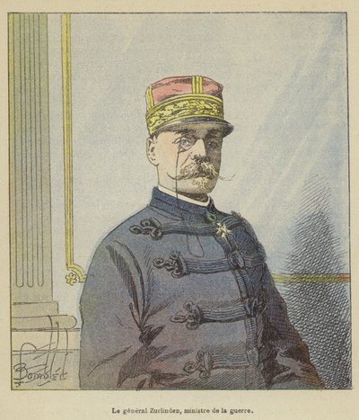 General Zurlinden, Kriegsminister von after Louis Charles Bombled