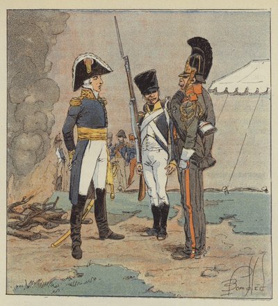 Marschall Augereau, Herzog von Castiglione von after Louis Charles Bombled