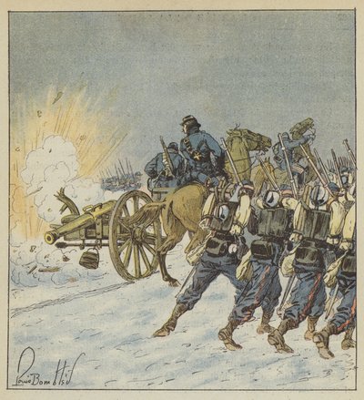 Die Mobiles der Vendée gehen zum Angriff über von after Louis Charles Bombled