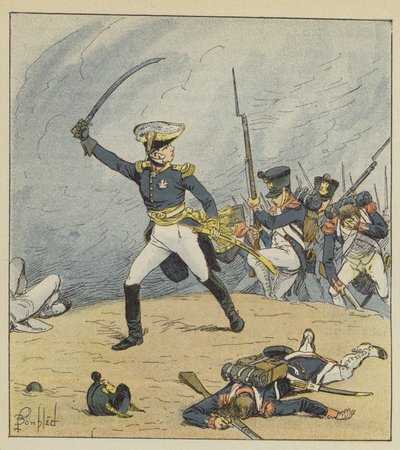 O M M hatten nur persönlichen Mut von after Louis Charles Bombled