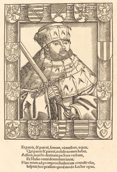 Johann Friedrich der Großmütige, in Kurfürstenrobe von after Lucas Cranach the Younger