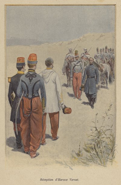 Der Empfang von Horace Vernet von after Paris