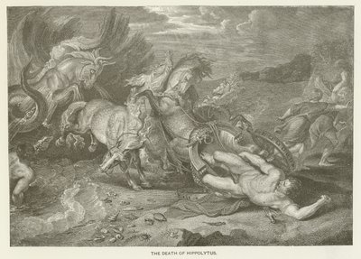 Der Tod von Hippolytus von after Peter Paul Rubens